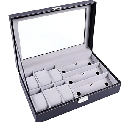 Watch Glasses Storage Box 6+3 Slots
