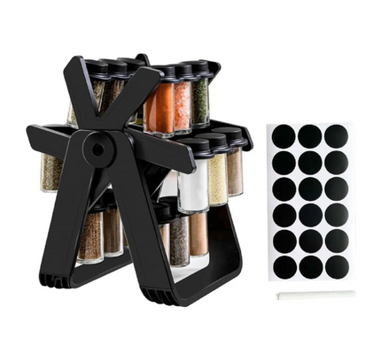 18 Jars Rotating Spice Rack