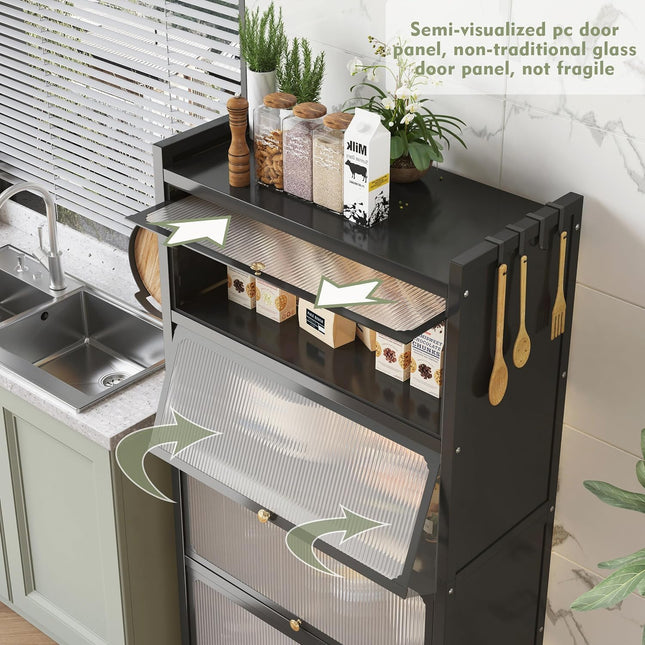 Multifunctional Storage Cabinet 4 Layer