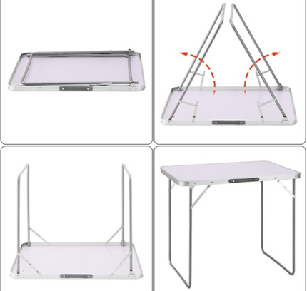 Folding Outdoor Table 50x70CM