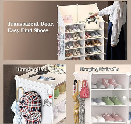 رف أحذية 2 عمود 9 طبقات 8 أبواب