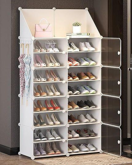 Shoe Rack 2 Column 9 Layer 8 Doors