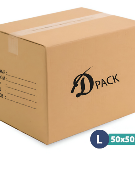 Cargo Cartoon Packing Carton Brown Large