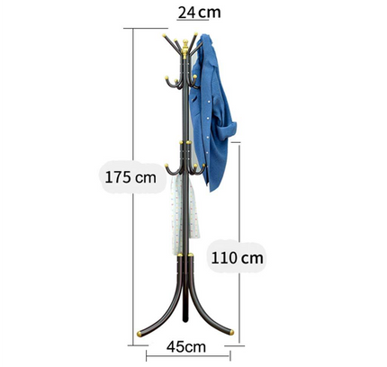 Metal Coat Rack 12 hooks
