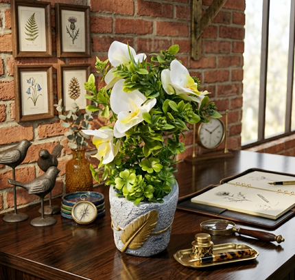 Artificial Natural Flower Pot
