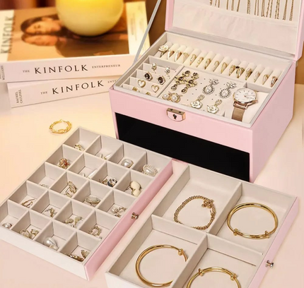 Jewelry Storage Box Three Layer