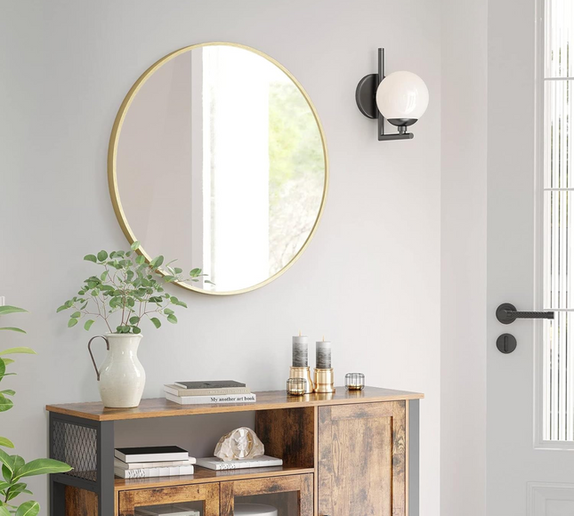 Wall Hanging Mirror Round Shape