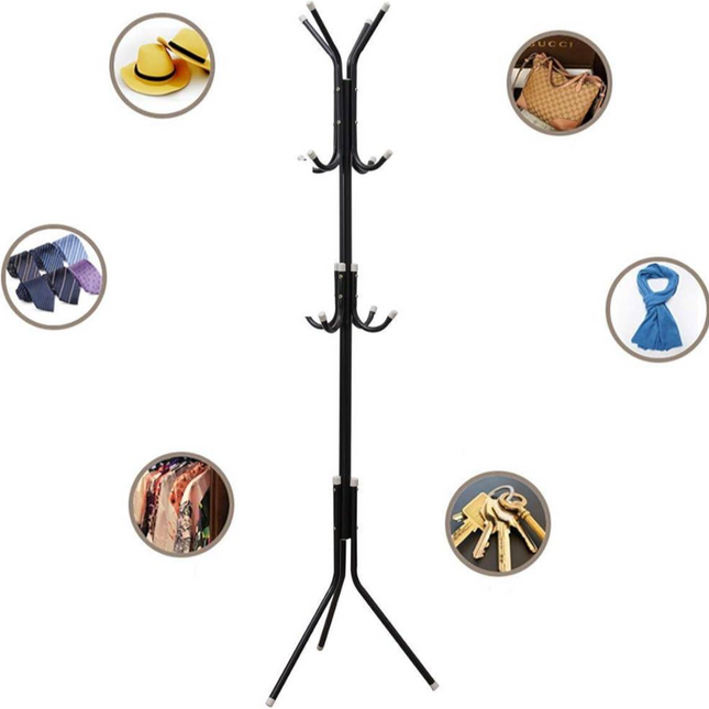 علاقة معاطف معدنية 12 خطاف