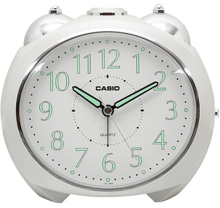 Casio Analog Table Clock White Tq-369-7Df