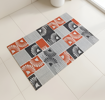 Geometric Printed Floor Mat