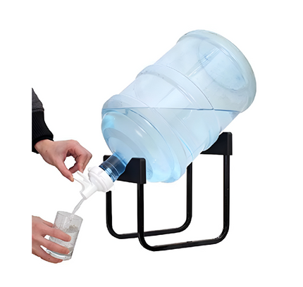 حامل موزع زجاجات المياه مع صنبور