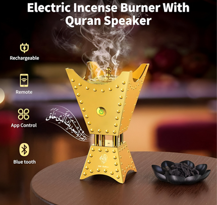 Bukhoor Burner With Holy Quran speaker SQ-668