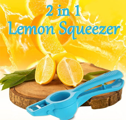 عصارة ليمون 2 في 1 مع فتاحة