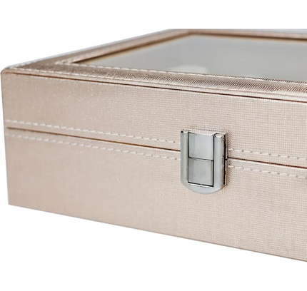 Watch Box Organizer Leather 12 Slots