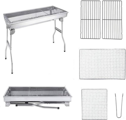 Folding Portable Stainless Steel Bbq Grill Tl-003