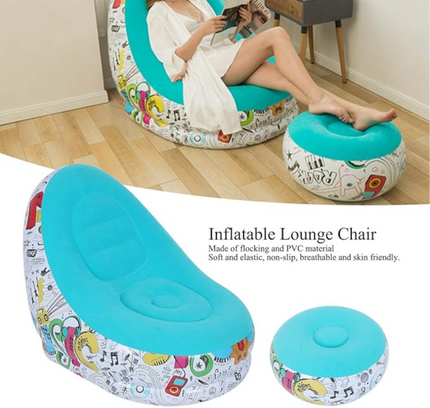Portable Air Inflatable Chair Set