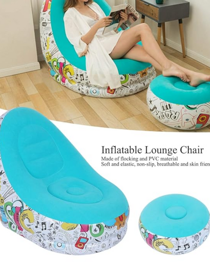 Portable Air Inflatable Chair Set