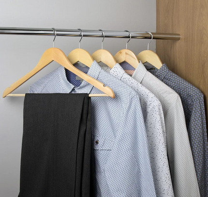 Wooden Clothe Hangers 5 Pcs Set