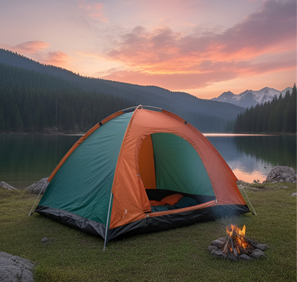 Outdoor Camping Tent Sinlge Door 2X2.5M
