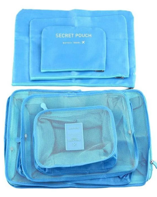 Travel Luggage Organizer Bag 6 Pcs set