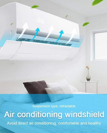 Retractable AC Windshield Adjustable