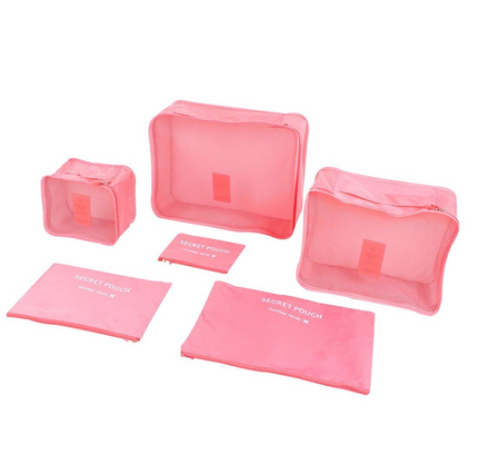 مجموعة حقائب تنظيم الأمتعة للسفر مكونة من 6 قطع