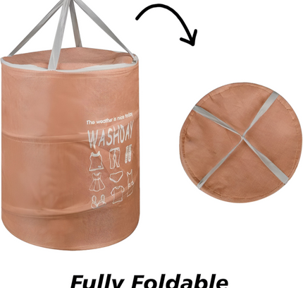 سلة غسيل قابلة للطي صغيرة