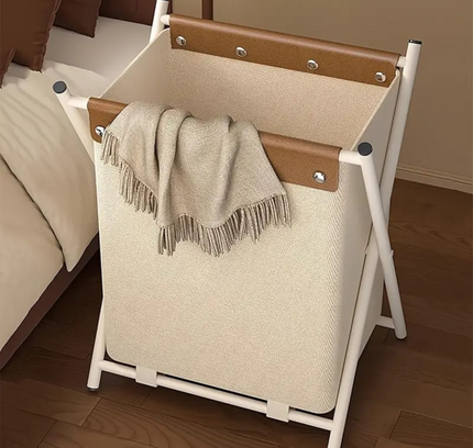 Foldable Laundry Basket White