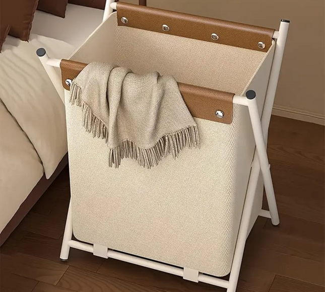 Foldable Laundry Basket White
