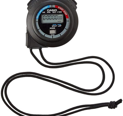 Casio Digital Dial Synthetic Band Stop Watch Hs-3