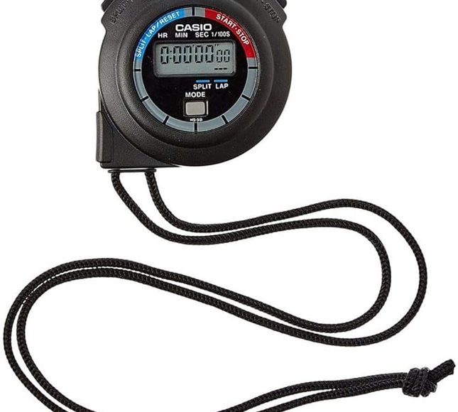 Casio Digital Dial Synthetic Band Stop Watch Hs-3