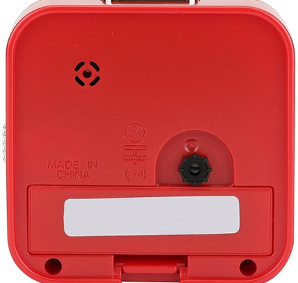 Casio Analog Table Clock Tq-143S-4Df Red