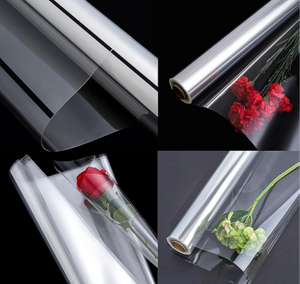 Transparent Wrapping Paper Rolls 5 Meter