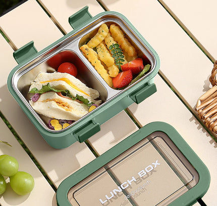 صندوق غداء من الفولاذ المقاوم للصدأ سعة 800 مل