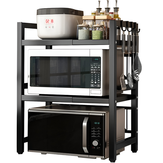 رف فرن الميكروويف ذو الطبقة المزدوجة