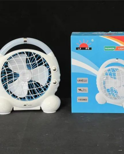 Portable Mini Fan with Led Light JR-5500