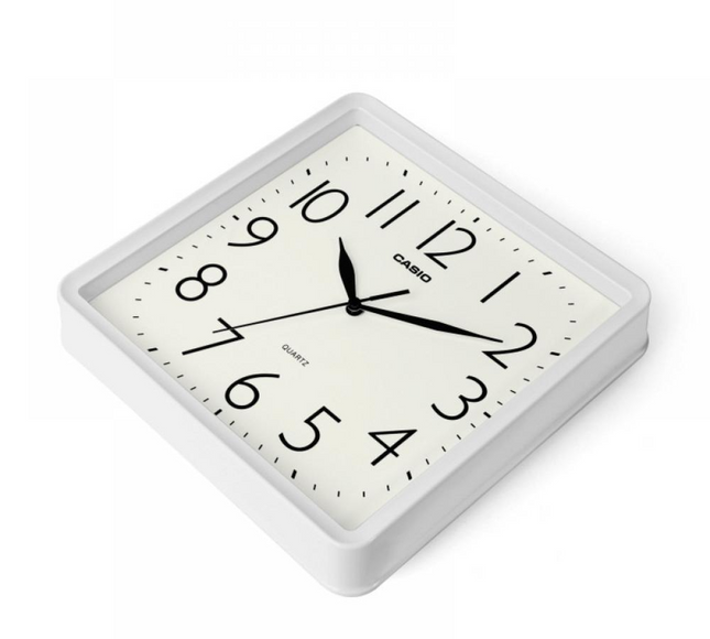 Casio Wall Analog Clock Square IQ06-7DF