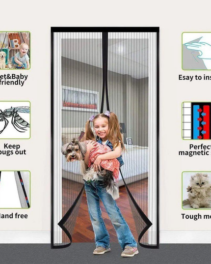 Magnetic Fly Net Door