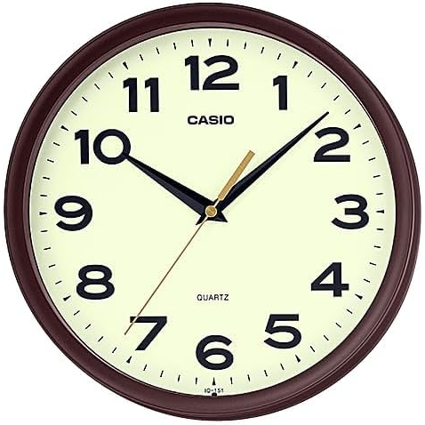 Casio Wall Analog Clock Round IQ151-5DF
