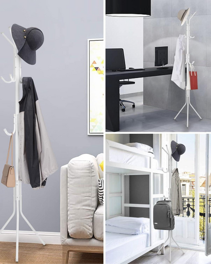 Metal Coat Rack 12 hooks