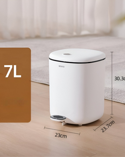 Pedal Trash Can Waste Bin 7 Liter