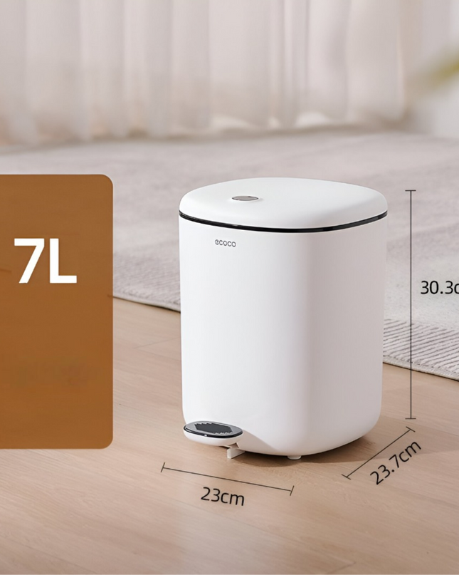 Pedal Trash Can Waste Bin 7 Liter