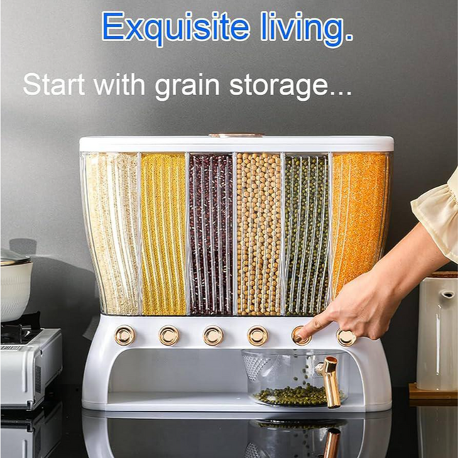 موزع حبوب بستة شبكات