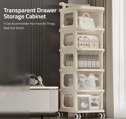 خزانة تخزين بأدراج بلاستيكية