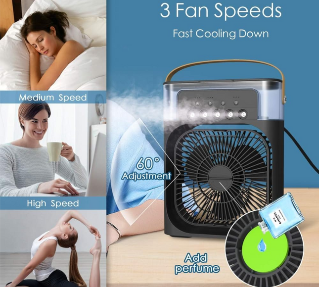 مروحة تبريد مكيف الهواء المحمول