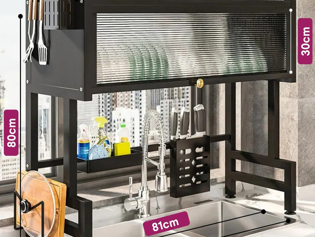 Kitchen Sink Rack With Door