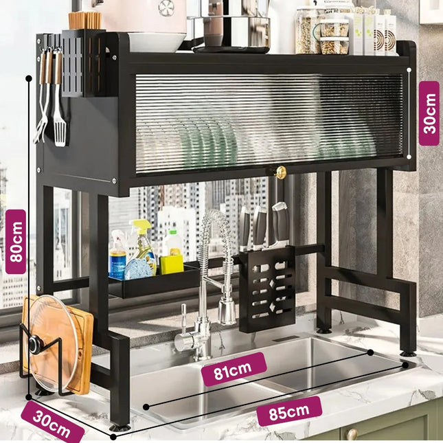 Kitchen Sink Rack With Door