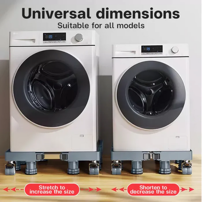 حامل قاعدة متحركة متعدد الوظائف للغسالة