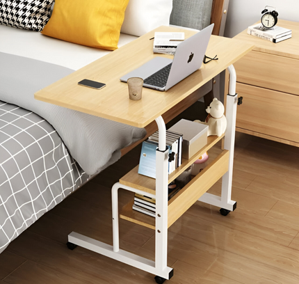Laptop Stand Wooden Adjustable Shelve