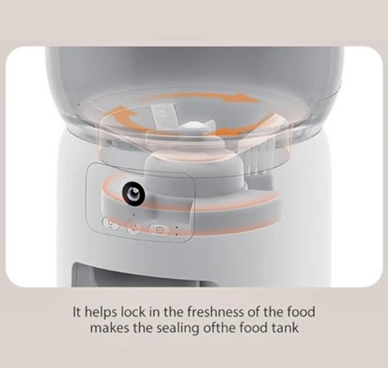 Green Lion Smart Pet Feeder with Stainless Steel Bowl